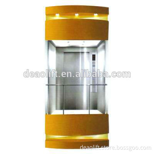 Outside Elevator Glass Elevator Cabin